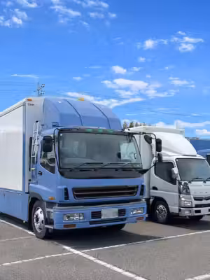 レンタル事業で取り扱うトラック車両