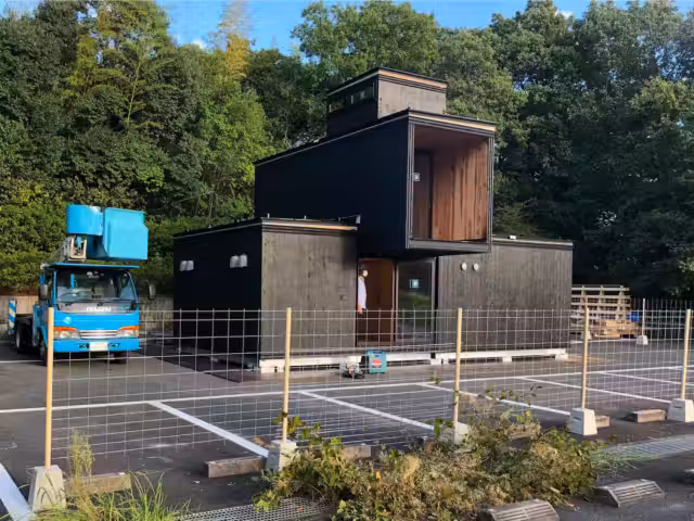 株式会社日本サルベージサービス銘建工業10号地休憩所CLT